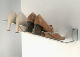 Wall Rail Shoe Rack 1